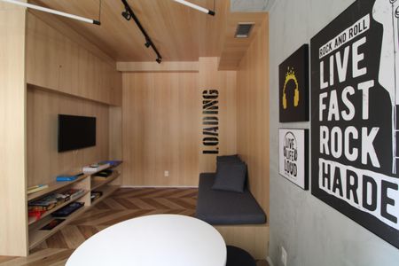 Apartamento à venda com 34m², 2 quartos e sem vagaSala de jogos