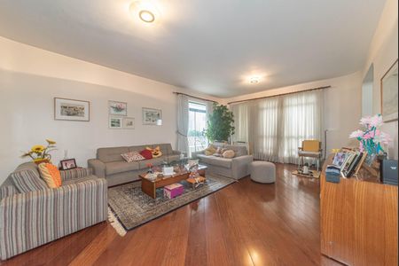Sala de apartamento para alugar com 4 quartos, 210m² em Brooklin, São Paulo