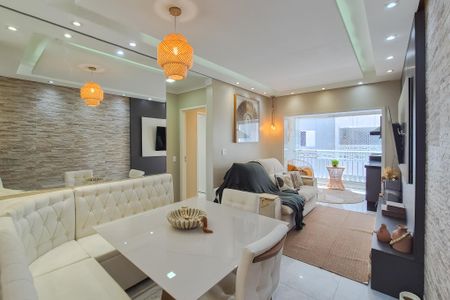 Sala de apartamento à venda com 2 quartos, 64m² em Jardim das Acacias, São Bernardo do Campo