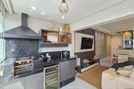 Varanda gourmet de apartamento à venda com 2 quartos, 64m² em Jardim das Acacias, São Bernardo do Campo