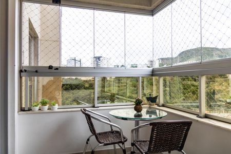 Varanda de apartamento à venda com 3 quartos, 88m² em Buritis, Belo Horizonte