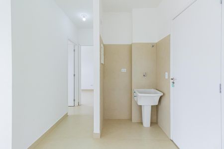 Apartamento para alugar com 42m², 2 quartos e 1 vagaDetalhe da area de serviço