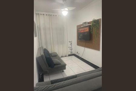 Sala de apartamento para alugar com 1 quarto, 45m² em Vila Tupi, Praia Grande