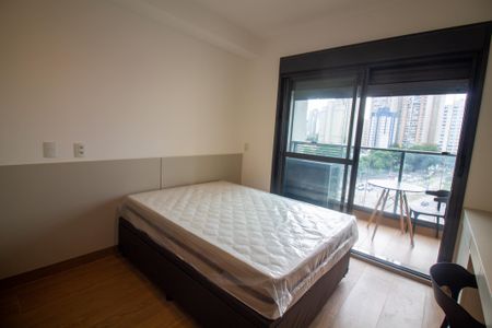 Sala / Quarto - Studio de kitnet/studio para alugar com 1 quarto, 25m² em Jardim das Acacias, São Paulo