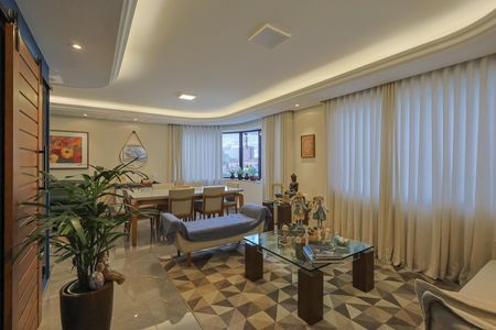 Sala de apartamento à venda com 4 quartos, 130m² em Gutierrez, Belo Horizonte