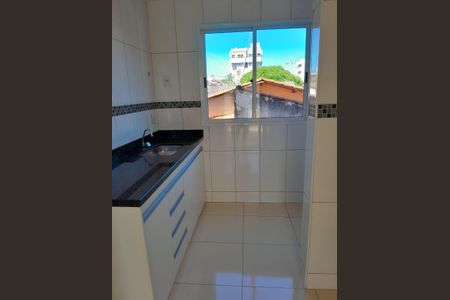 Cozinha de apartamento para alugar com 2 quartos, 54m² em Santa Mônica, Uberlândia