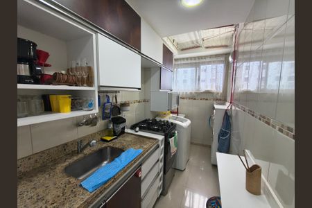 Cozinha e Área de Serviço de apartamento para alugar com 2 quartos, 50m² em Recreio dos Bandeirantes, Rio de Janeiro