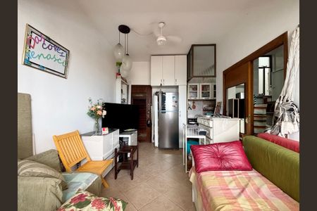 Sala/quarto de apartamento para alugar com 1 quarto, 28m² em Glória, Rio de Janeiro