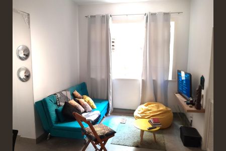 Sala de apartamento para alugar com 1 quarto, 57m² em Glória, Rio de Janeiro