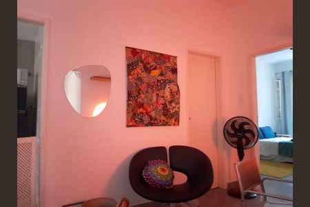 Sala de apartamento para alugar com 1 quarto, 57m² em Glória, Rio de Janeiro