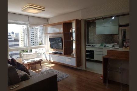 Sala  de apartamento para alugar com 1 quarto, 70m² em Petrópolis, Porto Alegre