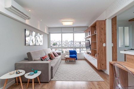 Sala  de apartamento para alugar com 1 quarto, 70m² em Petrópolis, Porto Alegre