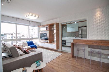 Sala  de apartamento para alugar com 1 quarto, 70m² em Petrópolis, Porto Alegre