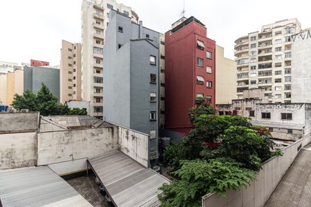 Vista da Sala de apartamento à venda com 1 quarto, 41m² em Vila Buarque, São Paulo