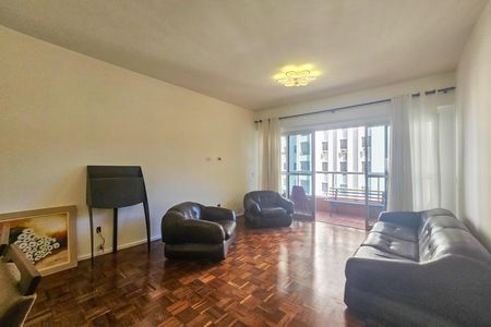 Sala de apartamento para alugar com 3 quartos, 120m² em Morro do Maluf, Guarujá