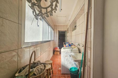 Área de serviço de apartamento para alugar com 3 quartos, 120m² em Morro do Maluf, Guarujá