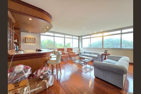 Sala  de apartamento à venda com 4 quartos, 375m² em Serra, Belo Horizonte