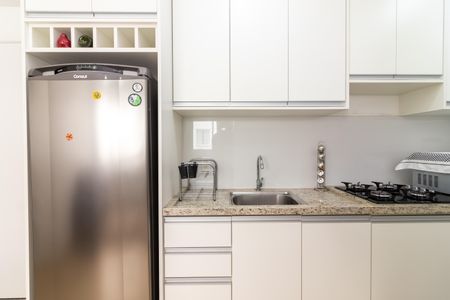 Apartamento para alugar com 34m², 2 quartos e 1 vagaCozinha e Área de Serviço