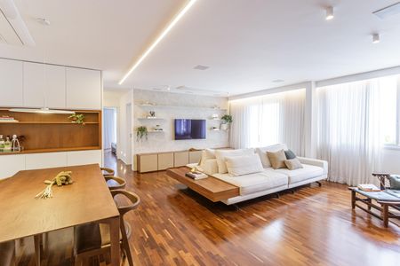 Sala de apartamento à venda com 2 quartos, 128m² em Moema, São Paulo