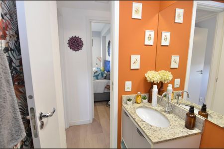 Apartamento à venda com 63m², 2 quartos e 1 vagaBanheiro Social