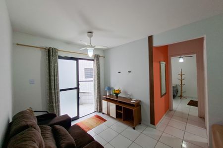 Sala de apartamento para alugar com 1 quarto, 60m² em Cidade Ocian, Praia Grande