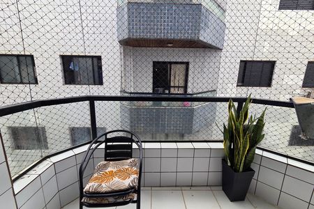 Varanda de apartamento para alugar com 1 quarto, 60m² em Cidade Ocian, Praia Grande