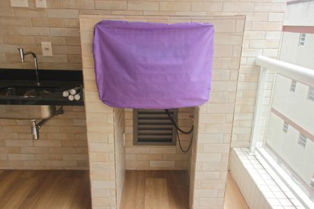 Varanda da Sala de apartamento para alugar com 2 quartos, 80m² em Aparecida, Santos