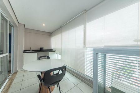 Varanda de kitnet/studio para alugar com 1 quarto, 33m² em Brooklin, São Paulo