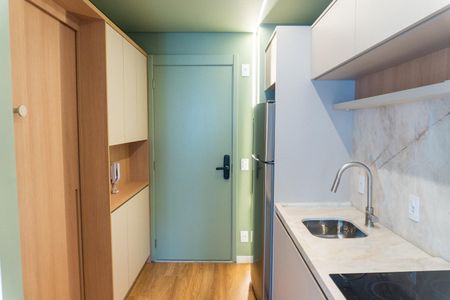 Cozinha de kitnet/studio para alugar com 1 quarto, 24m² em Vila Santa Catarina, São Paulo