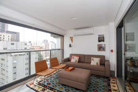 Varanda Gourmet de apartamento à venda com 3 quartos, 162m² em Pinheiros, São Paulo