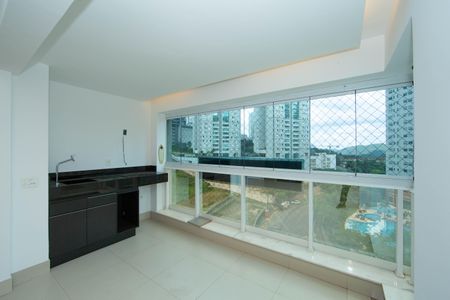VARANDA de apartamento à venda com 2 quartos, 93m² em Vila da Serra, Nova Lima