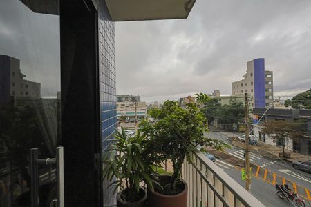 Varanda da Sala de apartamento à venda com 4 quartos, 120m² em Cidade Nova, Belo Horizonte