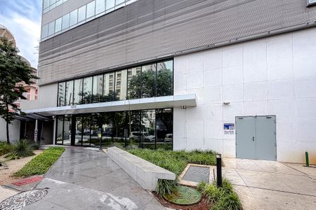 Studio para alugar com 26m², 1 quarto e sem vagaFachada - Plaquinha