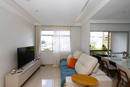 Sala de apartamento à venda com 3 quartos, 90m² em Nova Suíça, Belo Horizonte