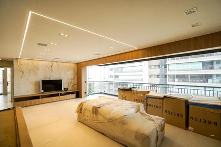 Apartamento à venda com 106m², 2 quartos e 2 vagasSala varanda e cozinha