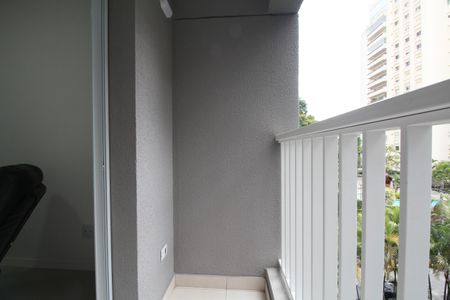 Varanda da Sala de apartamento à venda com 2 quartos, 40m² em Portal do Morumbi, São Paulo