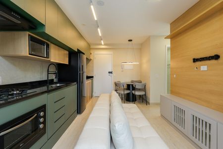 Sala de apartamento para alugar com 2 quartos, 40m² em Cidade Jardim, São Paulo