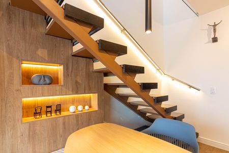 Sala de apartamento para alugar com 1 quarto, 61m² em Indianópolis, São Paulo