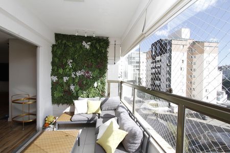 Varanda da Sala de apartamento para alugar com 4 quartos, 105m² em Buritis, Belo Horizonte