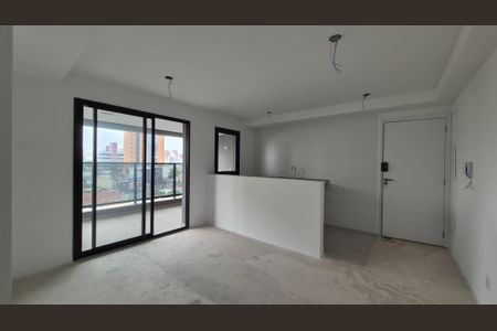 Sala de apartamento à venda com 2 quartos, 60m² em Jardim, Santo André