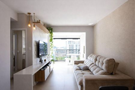 Sala de apartamento à venda com 3 quartos, 75m² em Campestre, Santo André