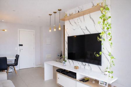 Sala de apartamento à venda com 3 quartos, 75m² em Campestre, Santo André