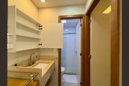 Apartamento à venda com 34m², 1 quarto e sem vagaBanheiro social - pia