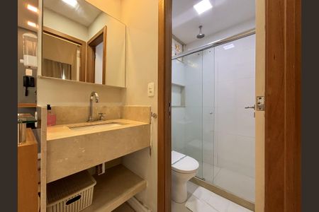 Apartamento à venda com 34m², 1 quarto e sem vagaBanheiro social - pia