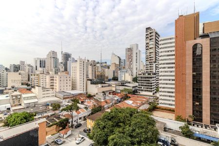 Vista de kitnet/studio para alugar com 1 quarto, 33m² em Higienópolis, São Paulo