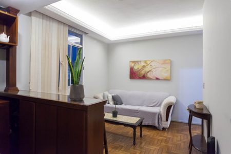 Sala de apartamento à venda com 3 quartos, 110m² em Sion, Belo Horizonte