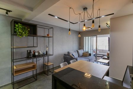 Sala de jantar de apartamento para alugar com 2 quartos, 64m² em Jardim Caravelas, São Paulo