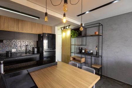 Sala de jantar de apartamento para alugar com 2 quartos, 64m² em Jardim Caravelas, São Paulo