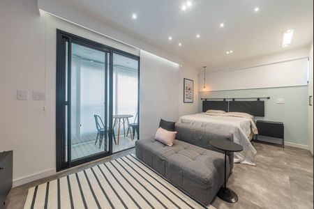 Sala de apartamento para alugar com 1 quarto, 40m² em Campo Belo, São Paulo