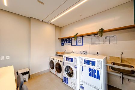 Studio para alugar com 27m², 1 quarto e sem vagaLavanderia